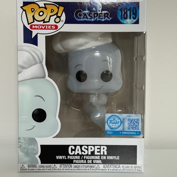 Funko Casper Vinyl Figure - White and Gray - Picture 2 of 4
